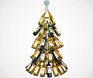 Christmas Tree Wine Bottle Rack Christmas Tree Wine Bottle Rack