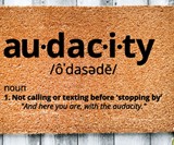 Audacity Doormat