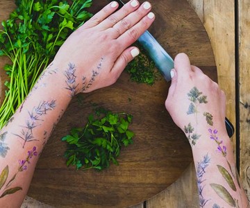 Scented Herb Temporary Tattoos Scented Herb Temporary Tattoos