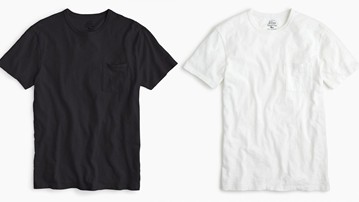 J. Crew Garment-Dyed Slub Cotton T-Shirts J. Crew Garment-Dyed Slub Cotton T-Shirts