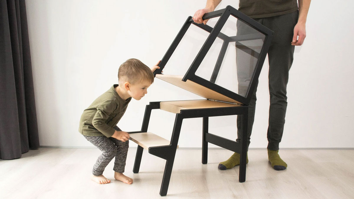 Kids' Helper Tower - Convertible Ladder & Table Kids' Helper Tower - Convertible Ladder & Table