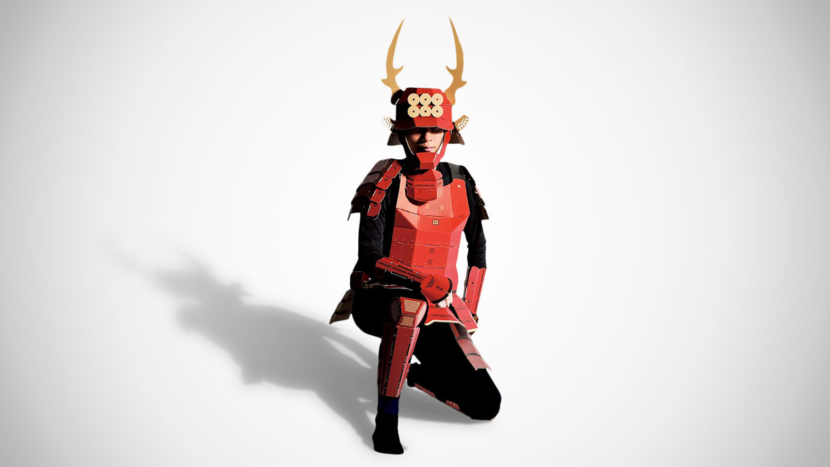 Cardboard Samurai Costume Cardboard Samurai Costume