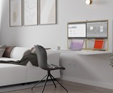 DropTop Plug & Play Wall-Mounted Workstation
