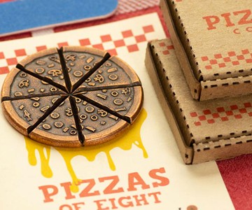 Pizzas of 8 Shareable Pizza Coin Pizzas of 8 Shareable Pizza Coin