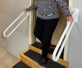 Hold-Tight Jamb-Mounted Mini Handrail