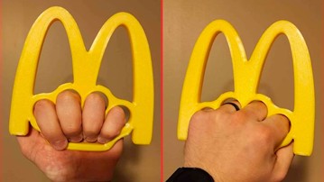 McKnuckleDuster - McDonald's Arches Knuckle Duster McKnuckleDuster - McDonald's Arches Knuckle Duster