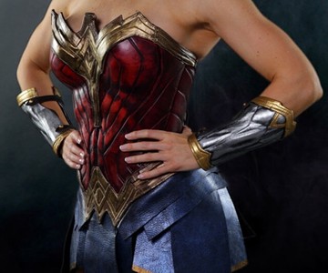 Armored Leather Wonder Woman Costume Armored Leather Wonder Woman Costume