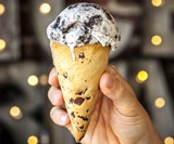Cookie & Pretzel Ice Cream Cones
