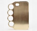 Brass Knuckles iPhone Case - Back View