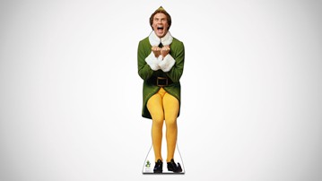 Excited Buddy the Elf Life-Size Cardboard Cutout Excited Buddy the Elf Life-Size Cardboard Cutout