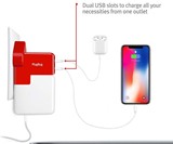PlugBug Duo MacBook Travel Adapter & USB Device Charger