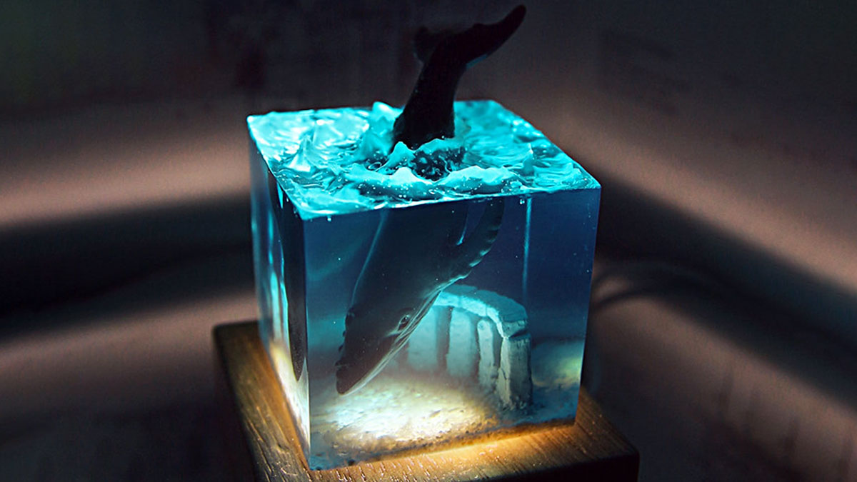 The Lost Atlantis Sea Monster Desk Light The Lost Atlantis Sea Monster Desk Light