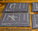 NFL Football Teams' Greatest Plays Slate Coasters
