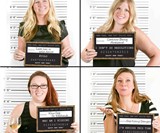 New Year's Resolution Mugshot Cards