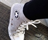 Crochet Converse Slippers