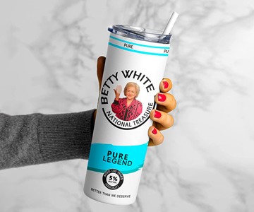 Betty White Hard Seltzer Tumbler