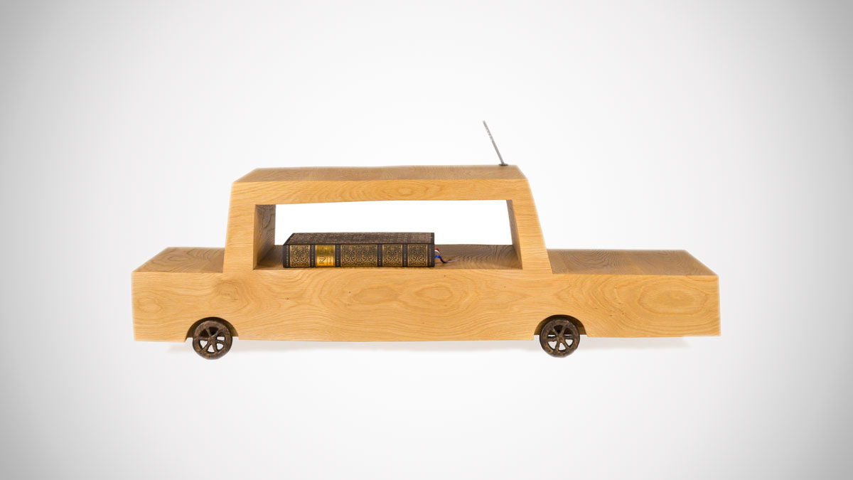 Turbo Wooden Car Coffee Table