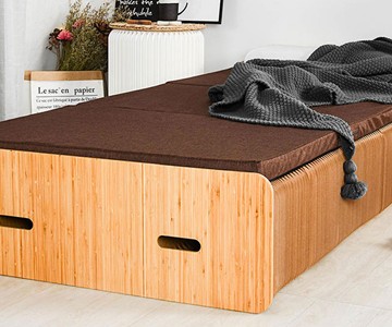 Paper Bed - Extendable Flat Pack Cardboard Bed Paper Bed - Extendable Flat Pack Cardboard Bed