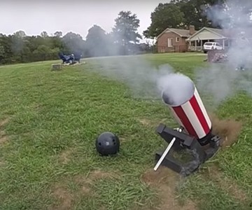 Bowling Ball Cannon