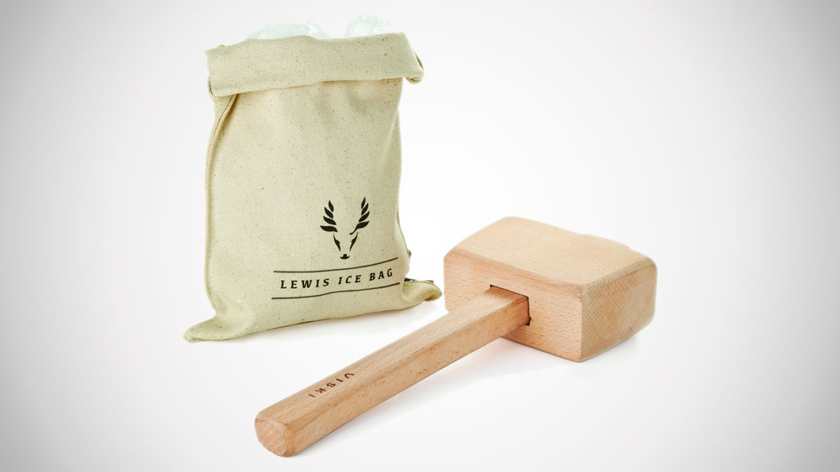Viski Lewis Bag & Mallet Bartender Kit Viski Lewis Bag & Mallet Bartender Kit