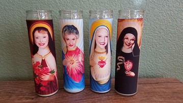 Golden Girls Saint Candle Set
