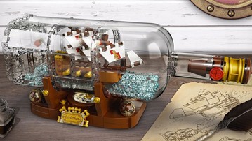 LEGO Ship in a Bottle LEGO Ship in a Bottle