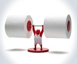 Mr. T Strong Man Toilet Paper Holder