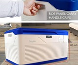 SereneLife 37-Gallon Locking Storage Bin