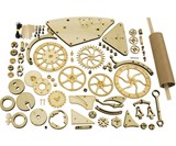 Mechanical Wooden Clock Kit