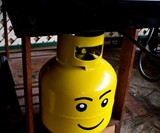Propane Tank LEGO Head