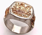 Personalized Family Crest Ring