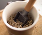 Cast Iron & Teak Coffee Scoop
