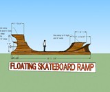Floating Skateboard Ramp