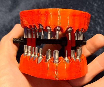 Denture Screw & Drill Bit Holder Denture Screw & Drill Bit Holder
