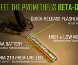 Quick Release Keychain Flashlight