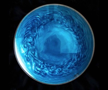 Vortex Dome Rheoscopic Fluid Desk Toy