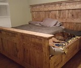 King Bed with Doggie Insert