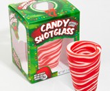 Candy Cane Edible Shot Glasses