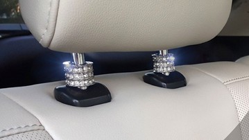 Icy Crystal Car Seat Headrest Charms Icy Crystal Car Seat Headrest Charms