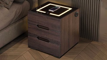 Wireless Charging Nightstand with LED Lights Wireless Charging Nightstand with LED Lights
