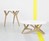 Boulon Blanc Transformable Table