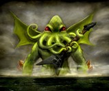 WTF? Icon Prints - Cthulhu Playing the Guitar