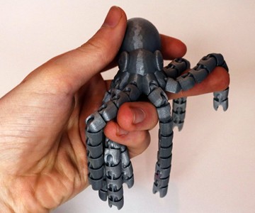 3D Printed Articulating Octopus 3D Printed Articulating Octopus