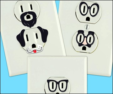 Electrical Power Outlet Stickers Electrical Power Outlet Stickers