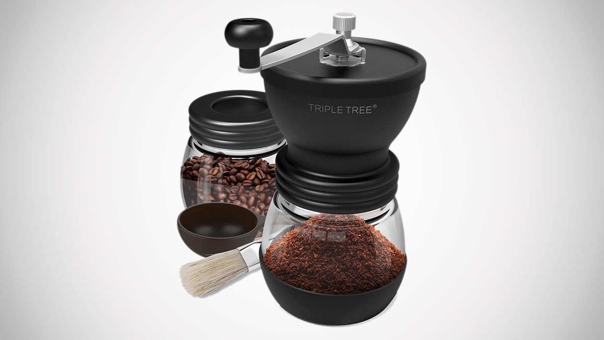 Manual Coffee Grinder with Ceramic Burrs