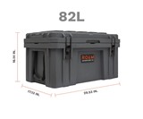 ROAM 82L Rugged Case - Heavy-Duty Trunk Storage Case