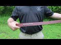 Burls Belt Buckle Knife & Belt