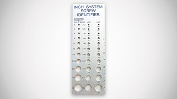 Screw Chek'r SAE/Inch Screw Identifier Screw Chek'r SAE/Inch Screw Identifier
