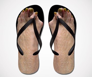 Ugly Feet Flip Flops