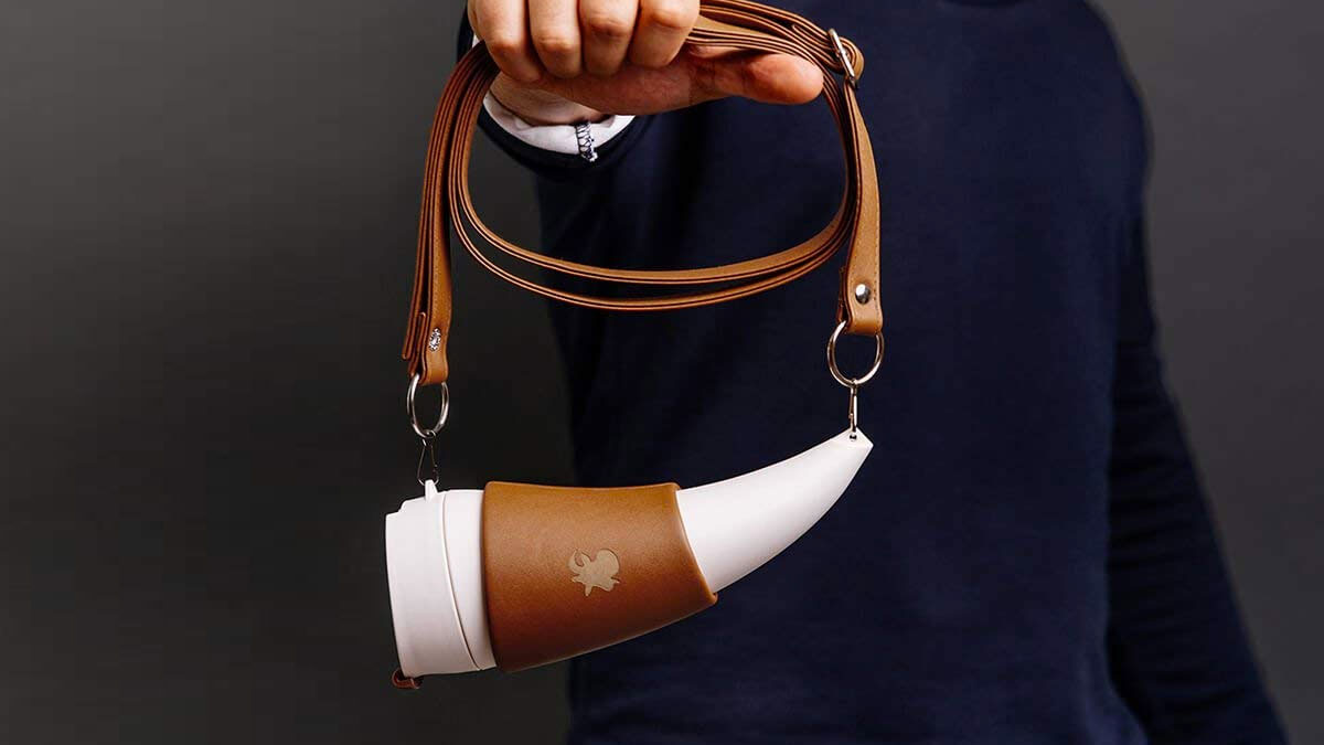 Goat Mug - Viking Horn Insulated Coffee Mug Goat Mug - Viking Horn Insulated Coffee Mug